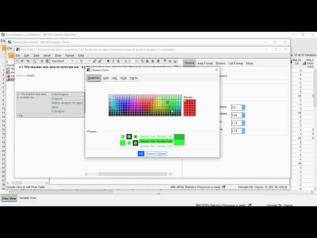 فیلم آموزشی: SPSS - Heat Map (نیاز به نسخه 28 یا بالاتر) با زیرنویس فارسی