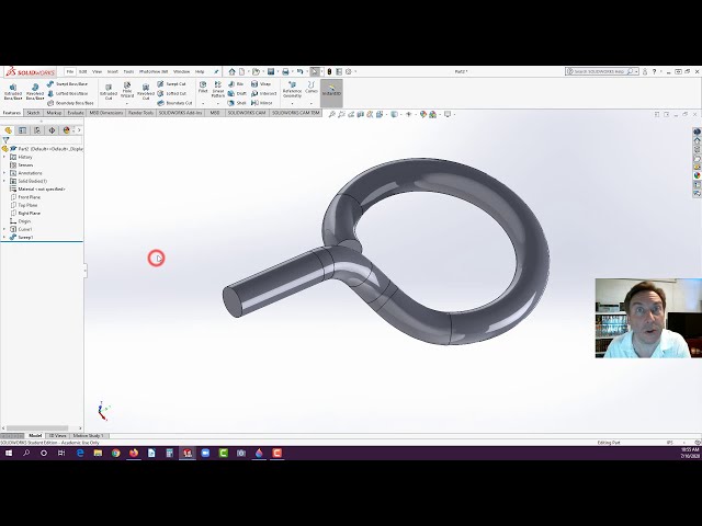 فیلم آموزشی: E7 SolidWorks 2020 - آموزش Modeling 5 با زیرنویس فارسی