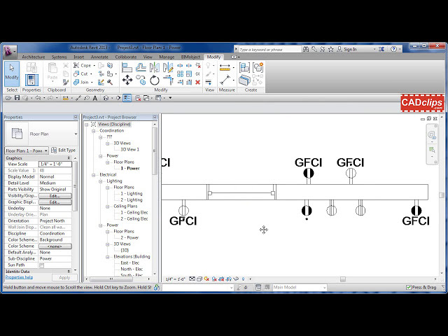 فیلم آموزشی: REVIT 2013 DUPLEX RECEPTACLE FAMILY 07 GFCI LABEL با زیرنویس فارسی