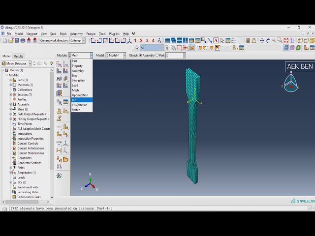 فیلم آموزشی: تست کشش با استفاده از abaqus #1: شکست تست کشش نمونه با استفاده از آسیب شکل پذیر (حذف عنصر)