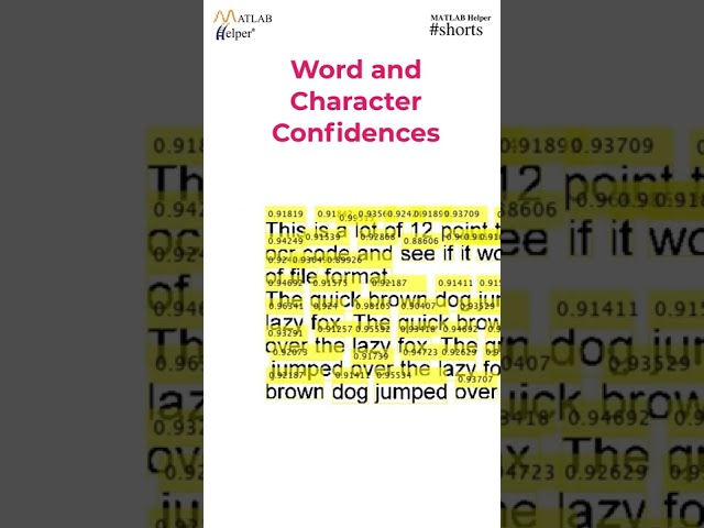 فیلم آموزشی: تشخیص متن از تصویر با استفاده از MATLAB #Shorts با زیرنویس فارسی