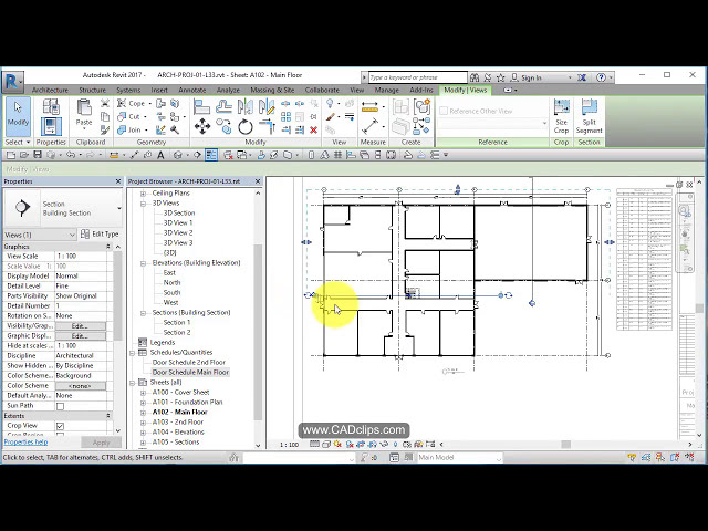 فیلم آموزشی: REVIT ARCHITECTURAL PROJECT 33 DOOR برنامه زمانی بر اساس سطح با زیرنویس فارسی