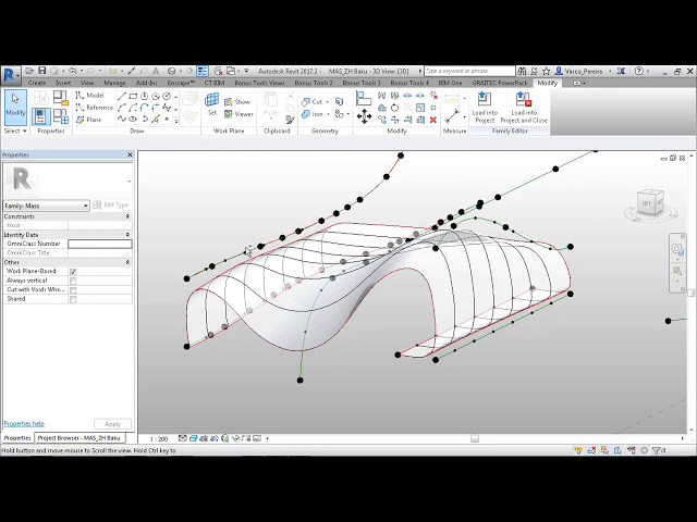 فیلم آموزشی: Revit - مرکز فرهنگی زاها حدید باکو با زیرنویس فارسی