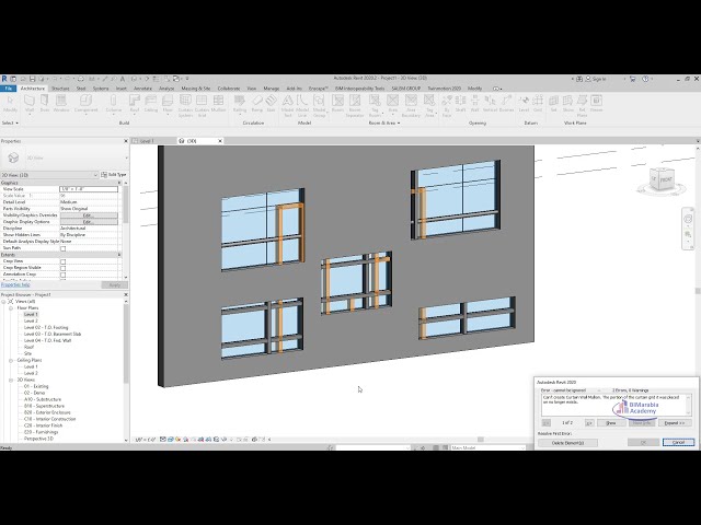 فیلم آموزشی: Revit Curtain Wall Mullions و شرایط اتصال