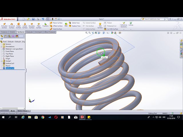 فیلم آموزشی: چگونه بهار در SOLIDWORKS ایجاد شد، چگونه یک بهار درست کنیم