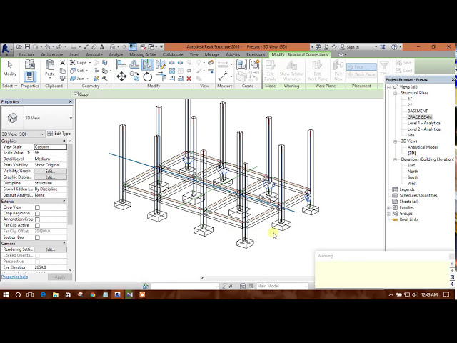 فیلم آموزشی: جزئیات بتن پیش ساخته در Revit Structure-Part 2