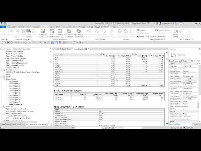 فیلم آموزشی: REVIT MEP 2021 - سیستم های مکانیکی - 6 بارهای گرمایشی و سرمایشی تجزیه و تحلیل با زیرنویس فارسی