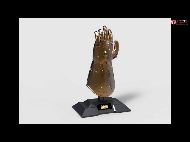 فیلم آموزشی: Infinity Gauntlet - مدل Solidworks