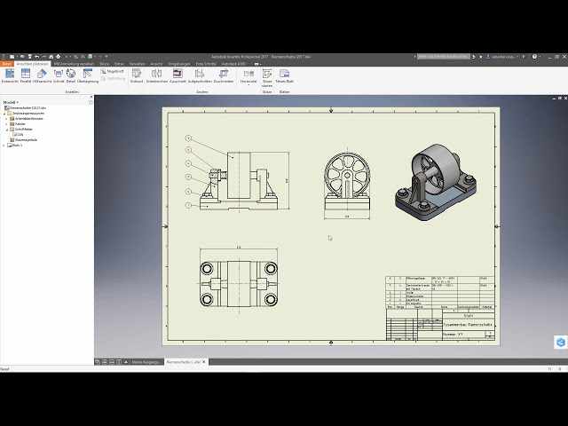 فیلم آموزشی: Autodesk Inventor 2017 - استخراج قطعات، مونتاژ و ترسیم با زیرنویس فارسی