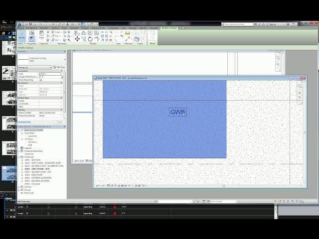 فیلم آموزشی: برچسب گذاری ارتفاعات سقف در Revit با زیرنویس فارسی