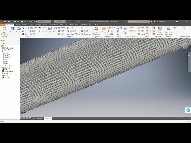 فیلم آموزشی: Autodesk Inventor Knurling با زیرنویس فارسی