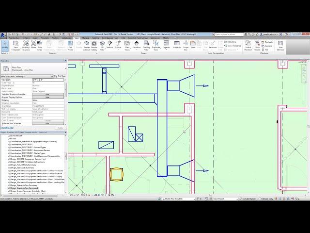 فیلم آموزشی: شروع تا پایان فرآیند پروژه Autodesk Revit MEP با زیرنویس فارسی