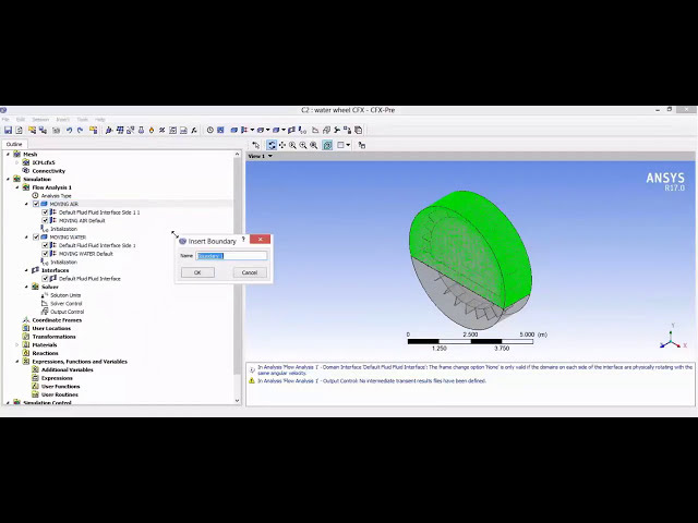 فیلم آموزشی: شبیه سازی چرخ آب در Ansys CFX با استفاده از مش چرخشی. با زیرنویس فارسی