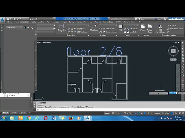 فیلم آموزشی: پلان طبقه معماری ایجاد شده در Civil 3D