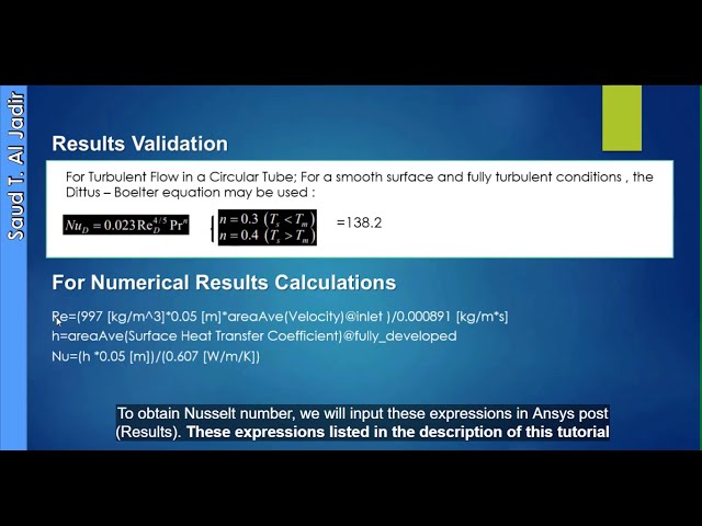 فیلم آموزشی: Re، ضریب همرفت و محاسبات Nusselt No. در ANSYS Fluent