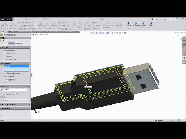 فیلم آموزشی: آموزش Solidworks | طراحی سر USB در Solidworks با زیرنویس فارسی