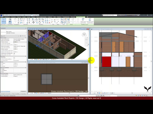 فیلم آموزشی: Revit 2015 Expert | فصل: 17 | اتمام دیوار با زیرنویس فارسی