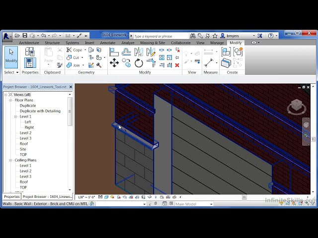 فیلم آموزشی: آموزش Revit - 16_05-Linework Tool با زیرنویس فارسی