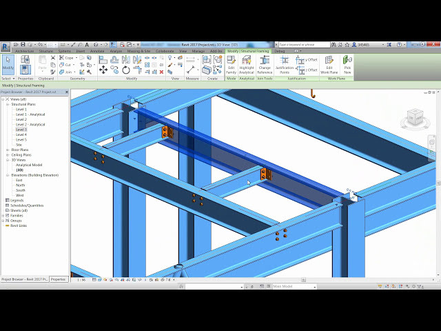 فیلم آموزشی: اتصالات فولادی سازه در Revit 2017 و Advance Steel 2017 با زیرنویس فارسی