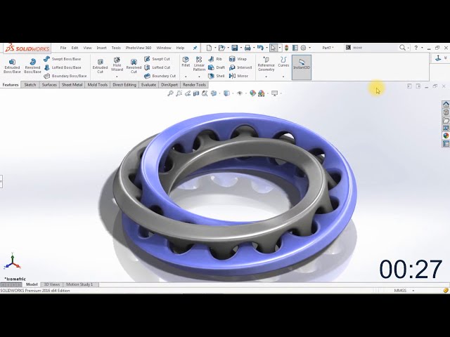 فیلم آموزشی: مدل سازی حلقه MOBIUS در SOLIDWORKS | SOLIDWORKS را با مدل سازی یک محصول پیچیده در 10 دقیقه بیاموزید! با زیرنویس فارسی