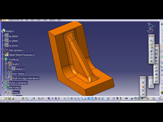 فیلم آموزشی: نحوه ایجاد USER RIB و USER PUNCH در CATIA V5