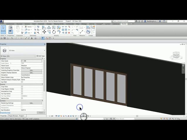 فیلم آموزشی: خانواده درهای انباشته کشویی Revit 2019 با زیرنویس فارسی