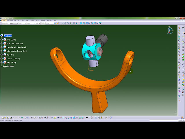 فیلم آموزشی: مدل سازی سه بعدی شبیه سازی سینماتیک CATIA DMU