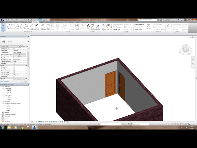 فیلم آموزشی: Revit 2016 - پنجره ها و درها با زیرنویس فارسی