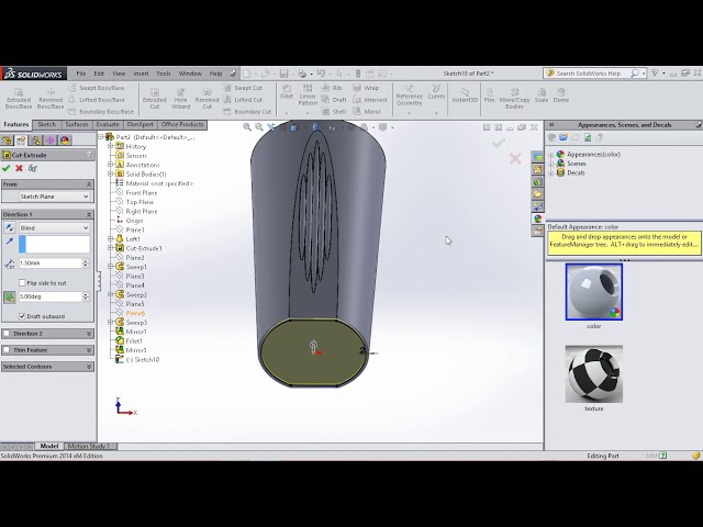 فیلم آموزشی: آموزش مبتدی SolidWorks 5: Protein Shaker - Part 1 - Modeling the Cup