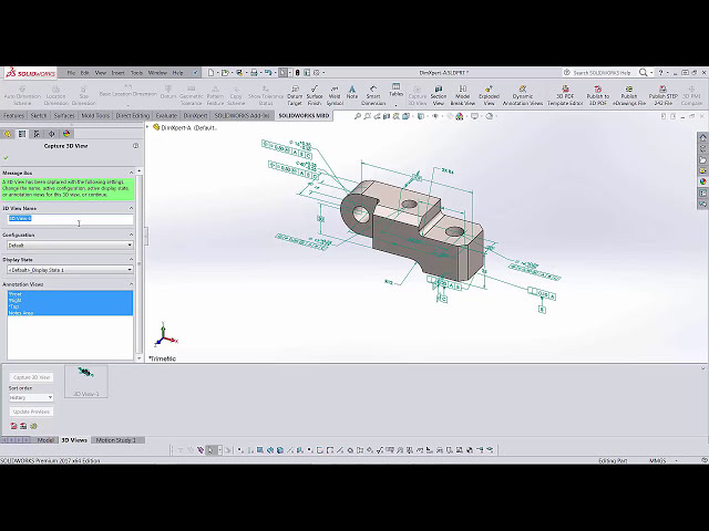 فیلم آموزشی: SOLIDWORKS MBD - راهنمای موفقیت با زیرنویس فارسی