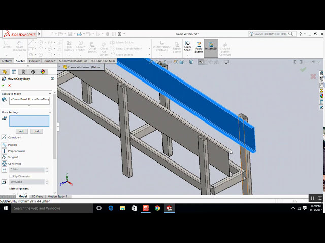 فیلم آموزشی: آموزش SOLIDWORKS 2017 ★قاب پانل (ورق فلزی)★HOW TO by CLIFF [رایگان] با زیرنویس فارسی