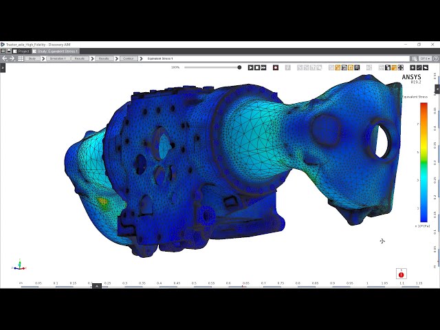 فیلم آموزشی: ANSYS Discovery AIM 19.2 Physics Aware Meshing با زیرنویس فارسی