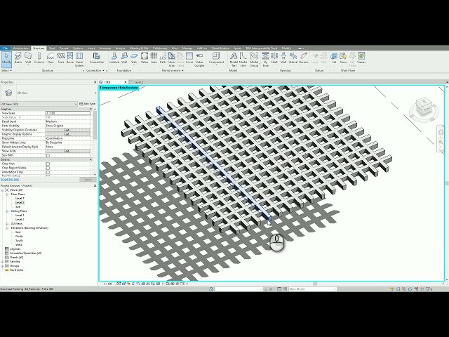 فیلم آموزشی: Revit Waffle Slab Construction