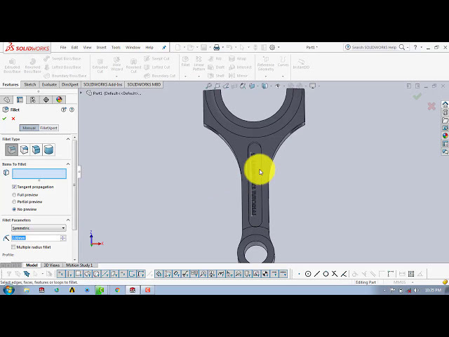 فیلم آموزشی: ⚡ آموزش SOLIDWORKS #5 || طراحی و مونتاژ شاتون در solidworks.