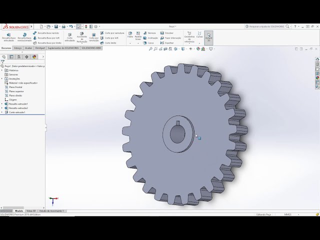 فیلم آموزشی: Solidworks #27 - ترسیم چرخ دنده با زیرنویس فارسی