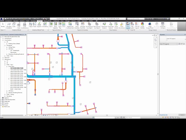 فیلم آموزشی: Autodesk Revit 2016 - ایجاد طرح های رنگی سیستم