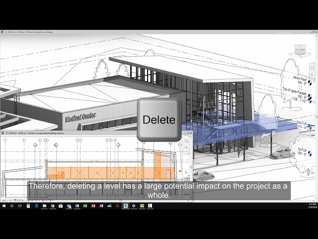 فیلم آموزشی: Revit 2019: هشدار هنگام حذف سطوح