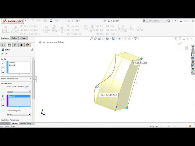 فیلم آموزشی: Lofts - راهنمای منحنی ها در SOLIDWORKS 2016 با زیرنویس فارسی