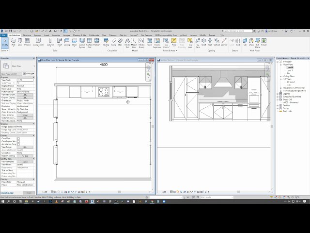 فیلم آموزشی: آموزش Revit Beginners | آشپزخانه خانگی آسان ساخته شده است با زیرنویس فارسی