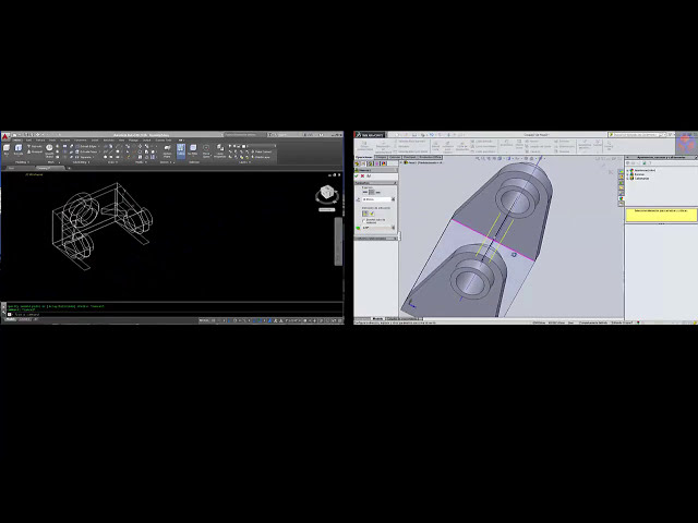 فیلم آموزشی: SOLIDWORKS VS AUTOCAD