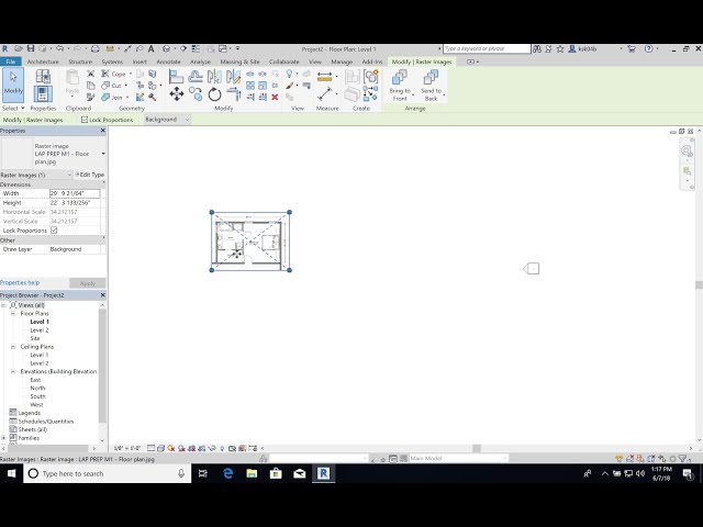 فیلم آموزشی: مقیاس بندی تصویر مرجع در Revit - ماژول 1 با زیرنویس فارسی