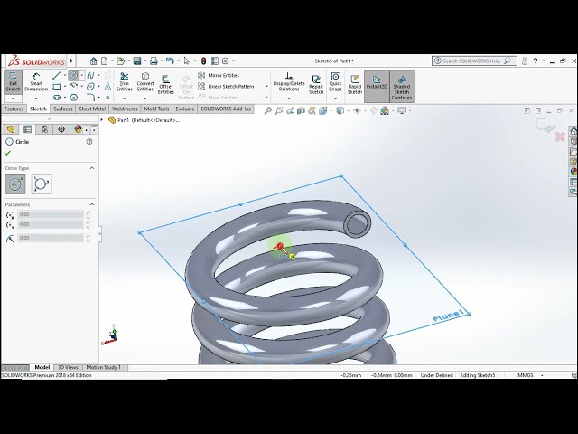 فیلم آموزشی: با استفاده از Solidworks یک لوله مسی کویل طراحی کنید با زیرنویس فارسی