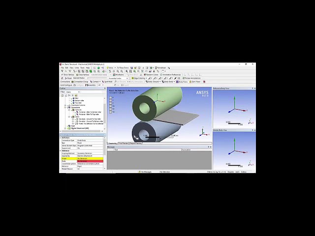 فیلم آموزشی: فرآیند نورد فلز در میز کار Ansys 17