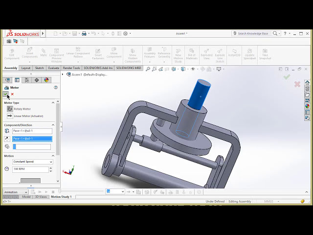 فیلم آموزشی: آموزش solidworks - نحوه ایجاد مکانیسم نوسانی