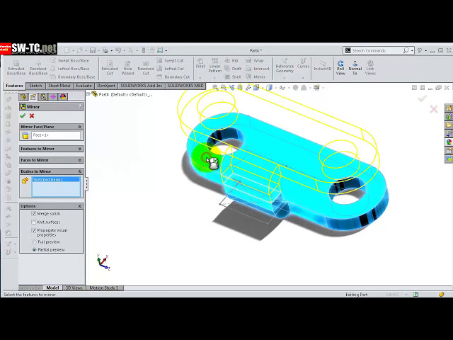 فیلم آموزشی: SolidWorks RE Tutorial #237: جابجایی گیره پرس (تمرین ورق فلز)