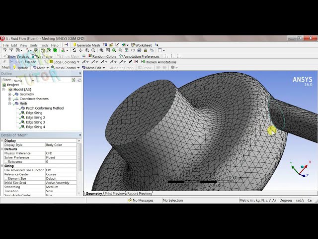 فیلم آموزشی: ANSYS Fluent Tutorial, Static Mixture Flow Simulation Analysis با زیرنویس فارسی