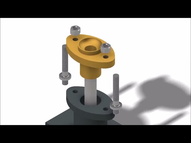 فیلم آموزشی: انیمیشن اسمبلی Stuffing Box | Autodesk Inventor با زیرنویس فارسی