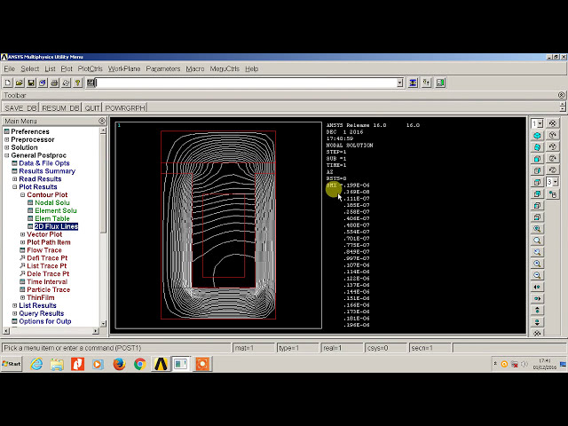 فیلم آموزشی: تجزیه و تحلیل مغناطیسی یک محرک شیر برقی #Ansys APDL