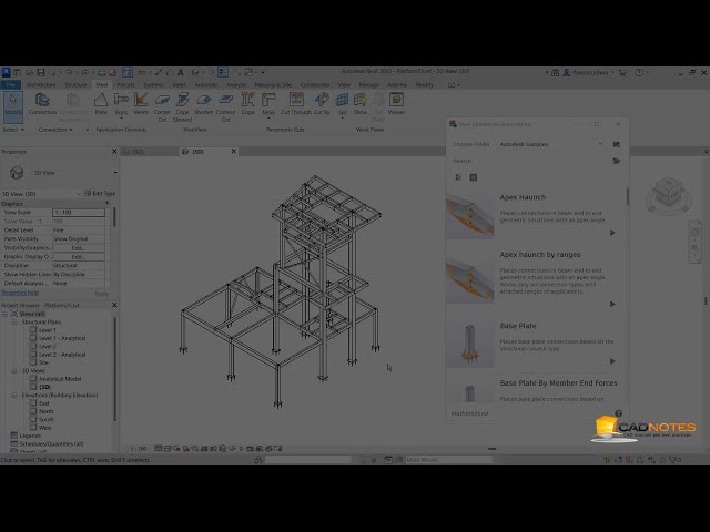 فیلم آموزشی: آنچه در Revit 2023 جدید است: اتوماسیون اتصال فولادی با زیرنویس فارسی