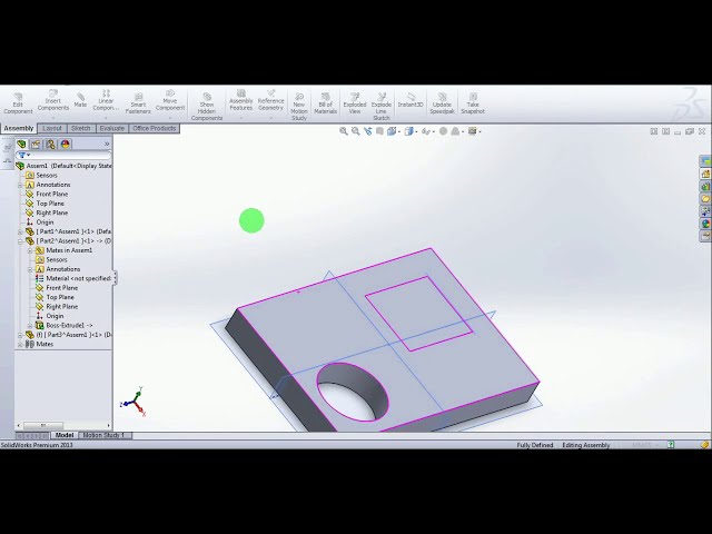 فیلم آموزشی: روش مونتاژ Solidworks از بالا به پایین با زیرنویس فارسی